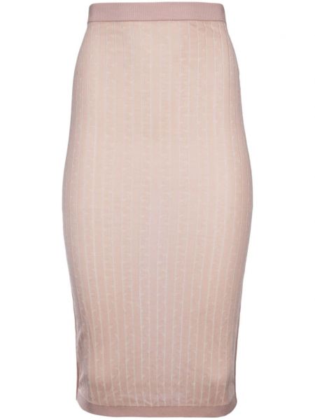 Stribet pencil skirt Fendi