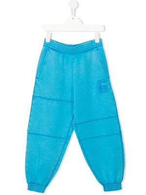 Joggers för tjejer Mm6 Maison Margiela Kids blå