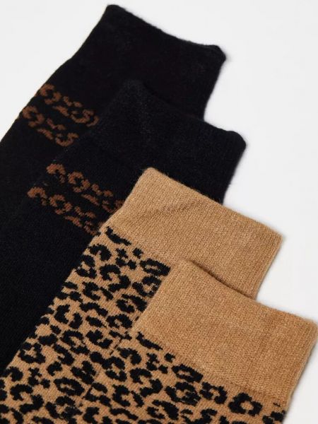 Леопардовые носки с принтом Threadbare