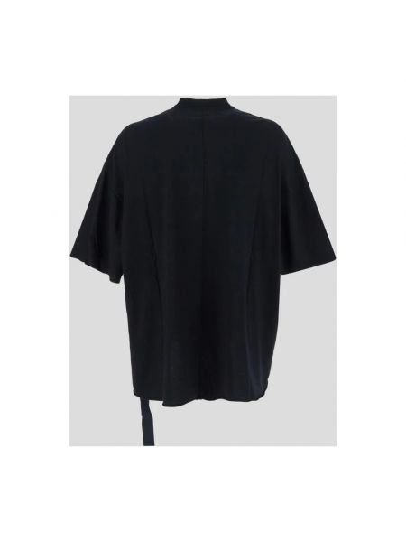 Koszulka bawełniana z nadrukiem Rick Owens czarna
