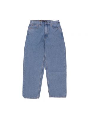 Niebieskie jeansy w kratkę Vans