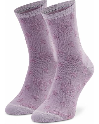 Tylové ponožky Chiara Ferragni fialová