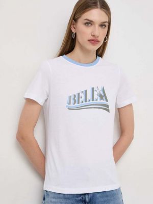 Хлопковая футболка Marella белая