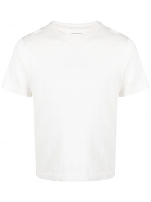 T-shirt di cachemire con scollo tondo Extreme Cashmere bianco