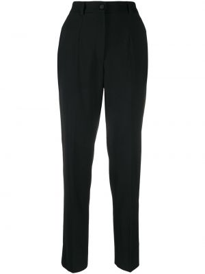 Pantalones rectos Dolce & Gabbana negro