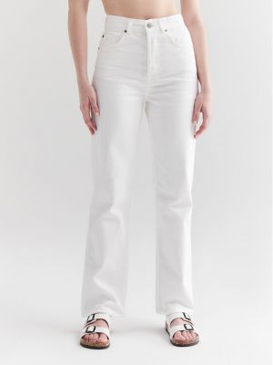 Białe proste jeansy Americanos