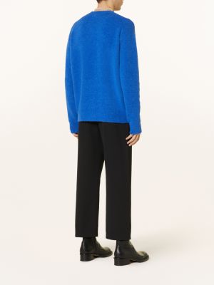 Sweter z alpaki Róhe niebieski