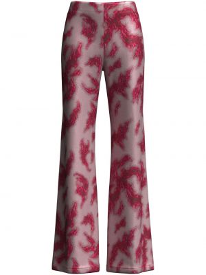 Панталон с принт Margherita Maccapani розово