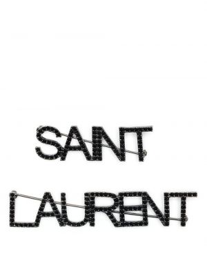 Broszka Saint Laurent, сzarny