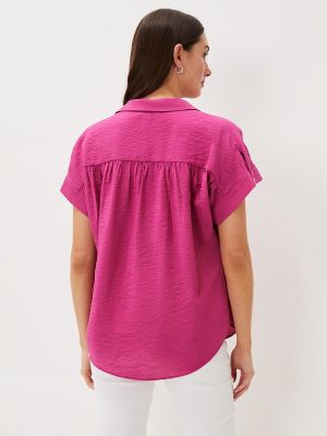 Блузка с v-образным вырезом с коротким рукавом Phase Eight розовая