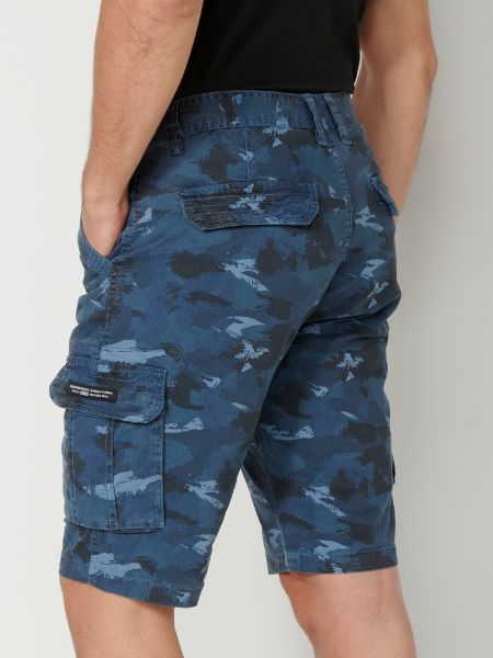 Pantalon cargo Koroshi bleu
