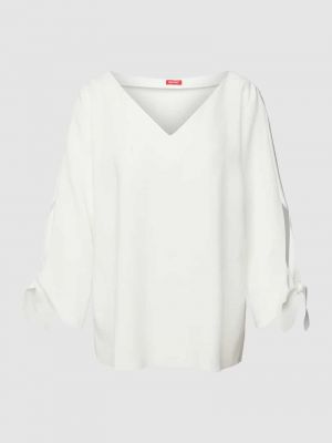 Bluzka w jednolitym kolorze Esprit biała