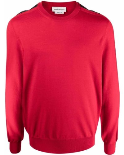 Jersey de tela jersey Alexander Mcqueen rojo