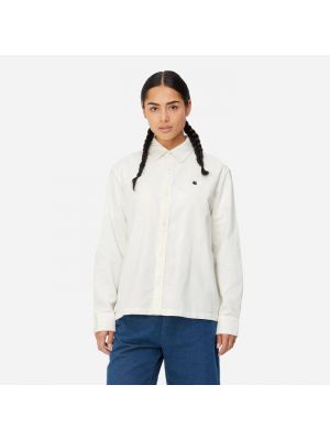Carhartt WIP cămașă cu mânecă lungă Mads cu cordon fin I031535 ceară /  - Negru