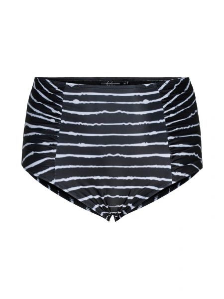 Плавки бикини WITH HIGH WAIST Zizzi, black white stripe