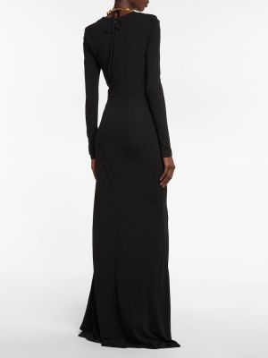 Dlouhé šaty jersey Rebecca Vallance černé