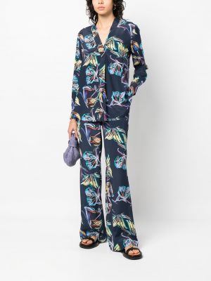 Bluse mit print Dvf Diane Von Furstenberg blau