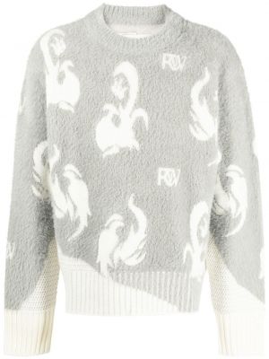 Пуловер Feng Chen Wang сиво