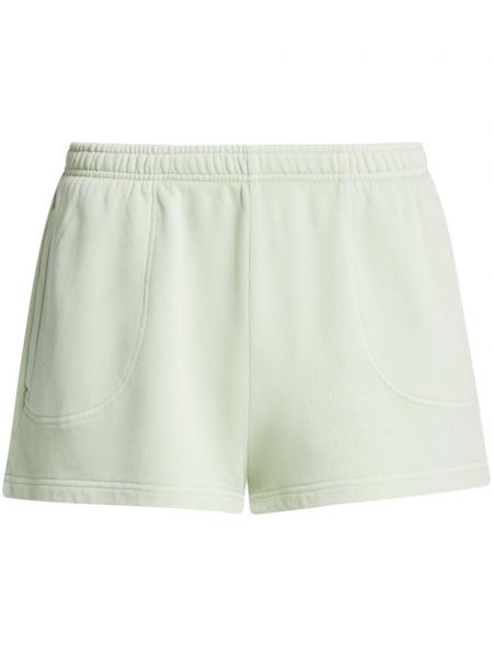 Bombažne kratke hlače Lacoste zelena