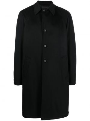Kabát s knoflíky Prada černý