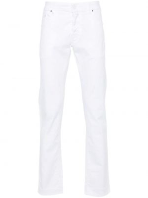 Rovné kalhoty Jacob Cohen bílé