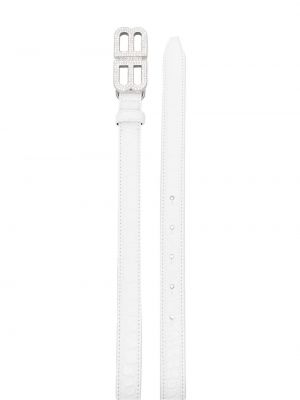 Křišťálový pásek s přezkou Balenciaga bílý