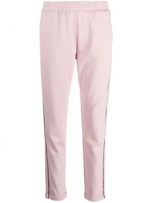 Pruhované sportovní kalhoty Liu Jo růžové