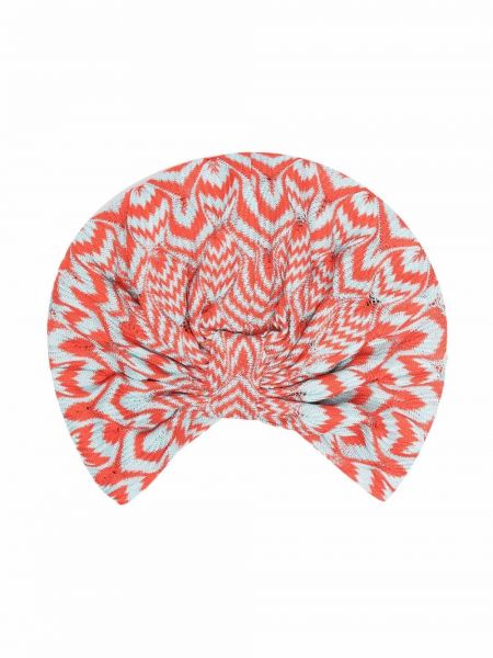 Gorra con estampado con estampado abstracto Missoni Mare rojo