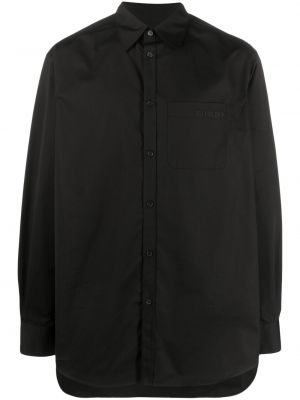 Medvilninė siuvinėta marškiniai Valentino Garavani juoda
