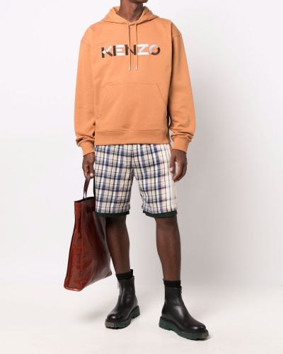 Sudadera con capucha con estampado Kenzo naranja