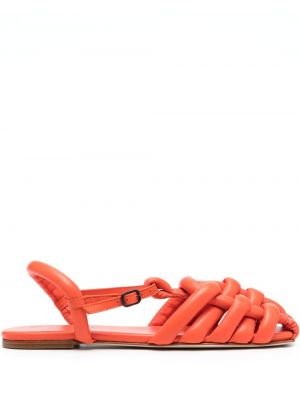Pleteni sandali Hereu oranžna