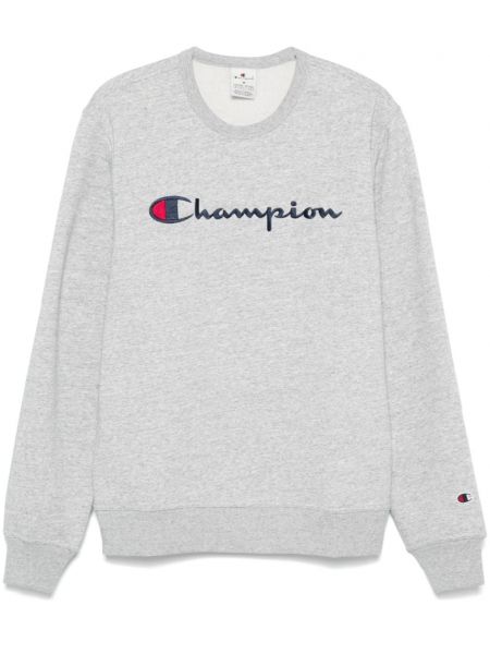 Işlemeli sweatshirt Champion gri