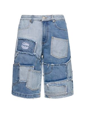 Shorts en jean Homme + Femme La bleu