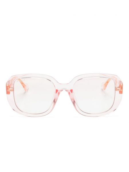 Skaidrios akiniai nuo saulės oversize Gucci Eyewear