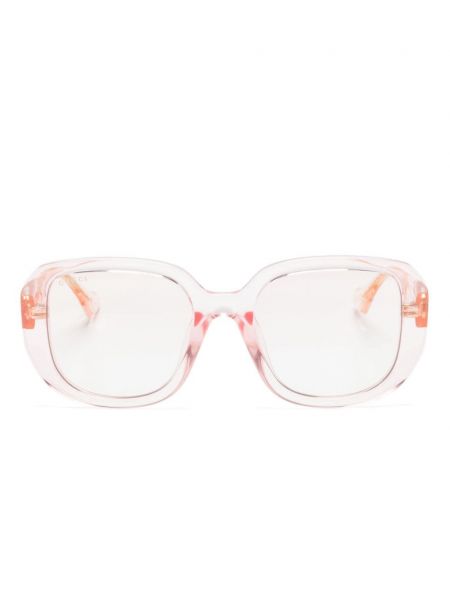 Oversized priehľadné slnečné okuliare Gucci Eyewear