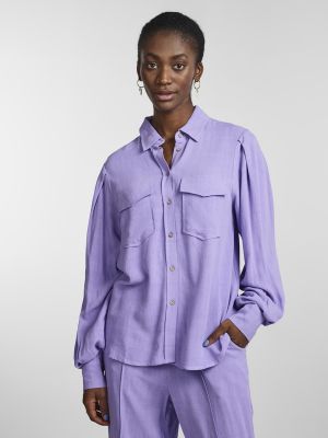 Camisa manga larga Y.a.s violeta