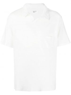Памучна поло тениска Universal Works бяло
