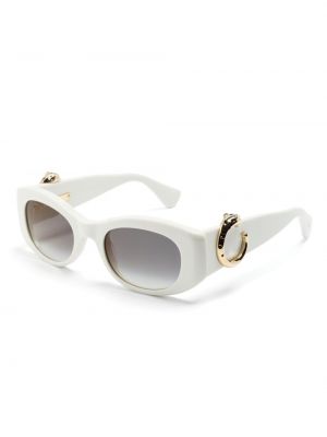 Okulary przeciwsłoneczne Cartier Eyewear białe