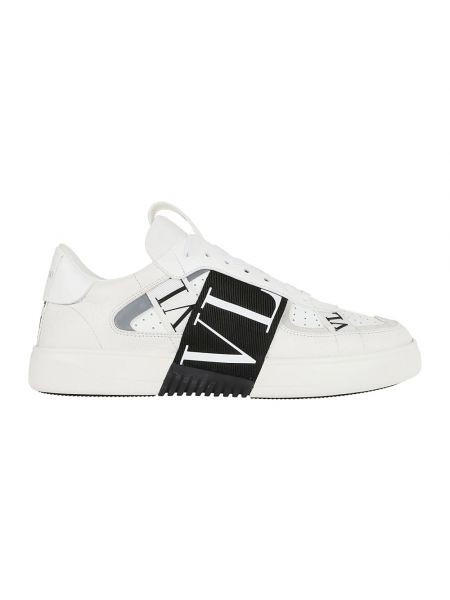 Sneakersy skórzane Valentino Garavani białe