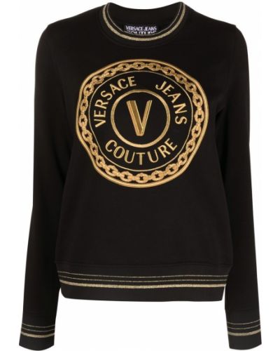 Jersey de tela jersey Versace Jeans Couture negro