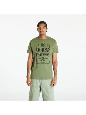 Tričko s krátkými rukávy Horsefeathers zelené