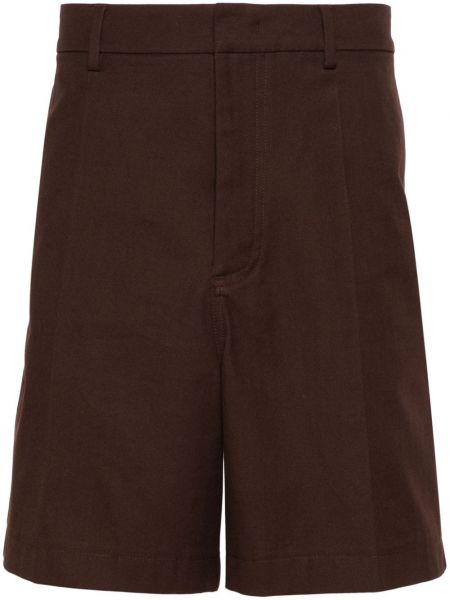 Pantalon chino plissé Valentino Garavani marron