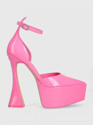 Ниски обувки с висок ток Naked Wolfe розово