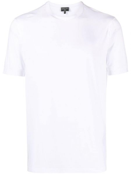 T-shirt di cotone Giorgio Armani bianco