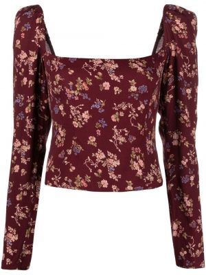 Geblümt top mit print Reformation