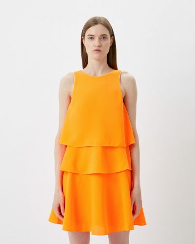 Платье Armani Exchange, оранжевое