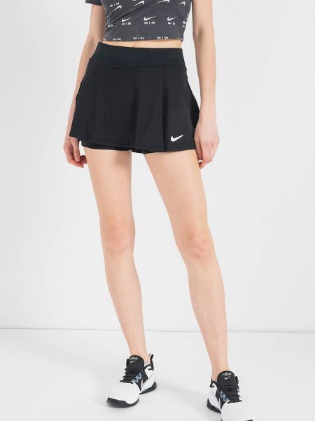 Теннисная юбка мини Nike черная