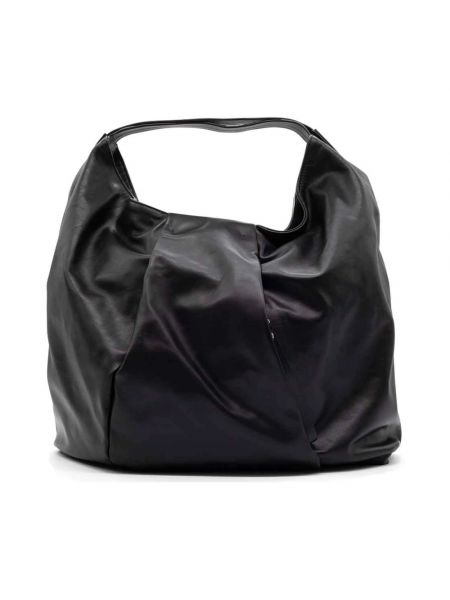 Shopper handtasche mit plisseefalten Vic Matié schwarz