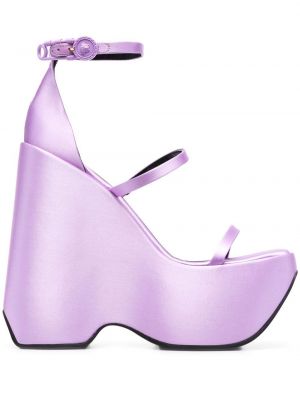 Sandalai su platforma Versace violetinė