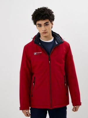 Утепленная демисезонная куртка Vizani красная